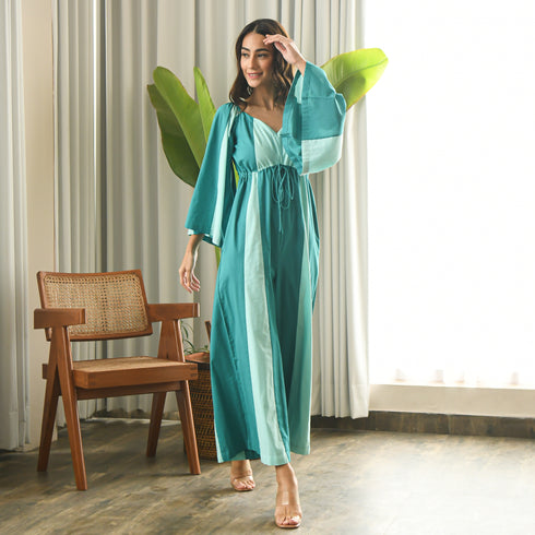 Aqua Haze Jumpsuit