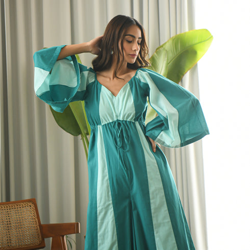 Aqua Haze Jumpsuit