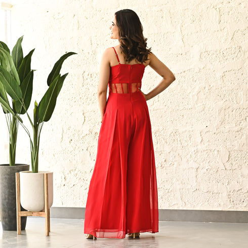 Candice Georgette jumpsuit