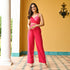 Virtual Pink Wraparound Co-ord Set