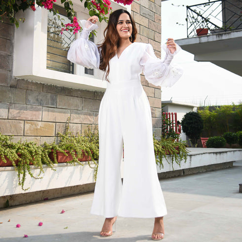 White Moss Jumpsuit