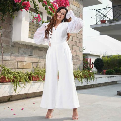 White Moss Jumpsuit