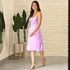 Hopbush Purple Satin Dress