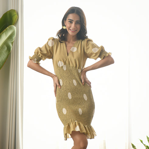 Pastel Polka Dress