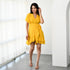 Chique Yellow Georgette Dress