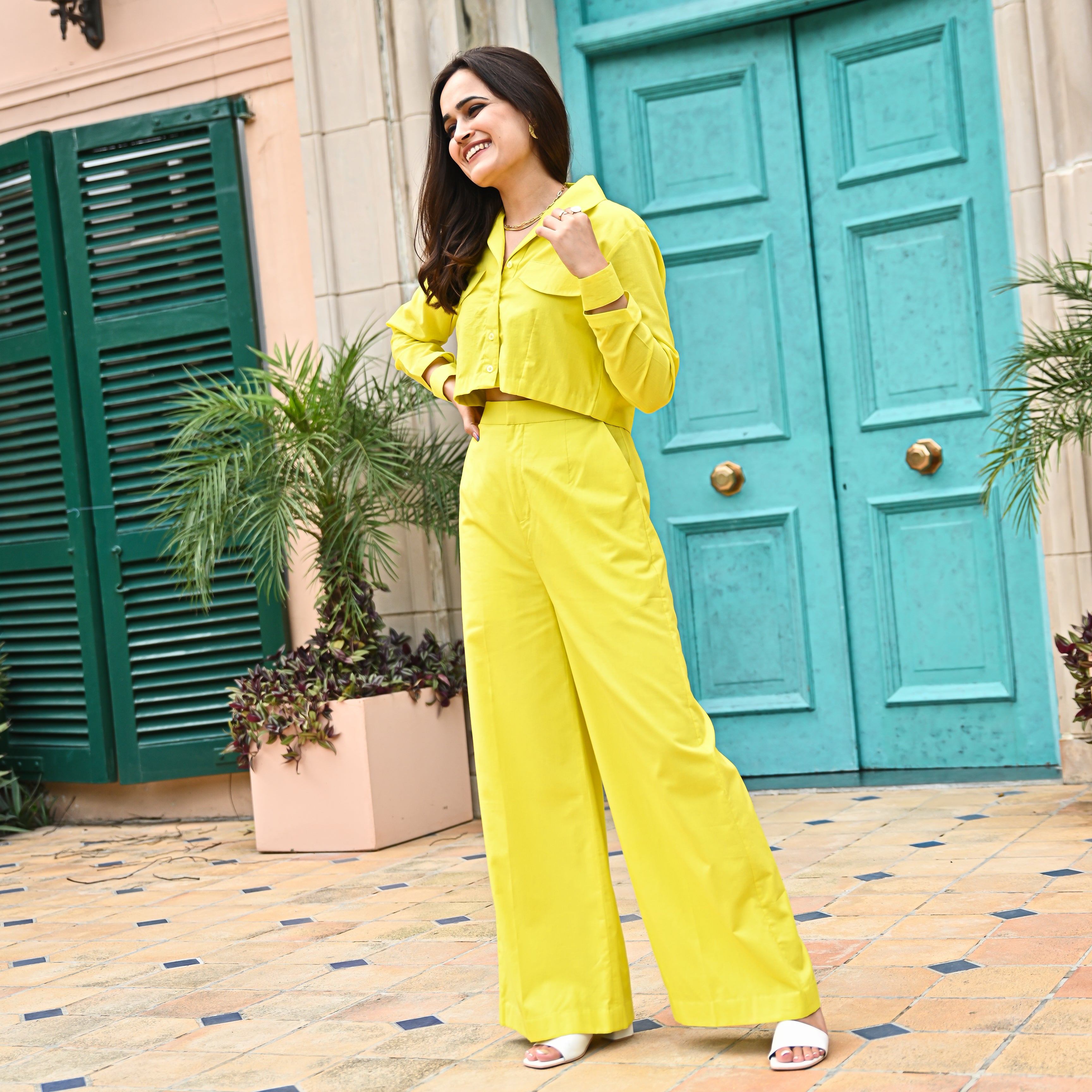 Blazing Yellow Co-ord Set