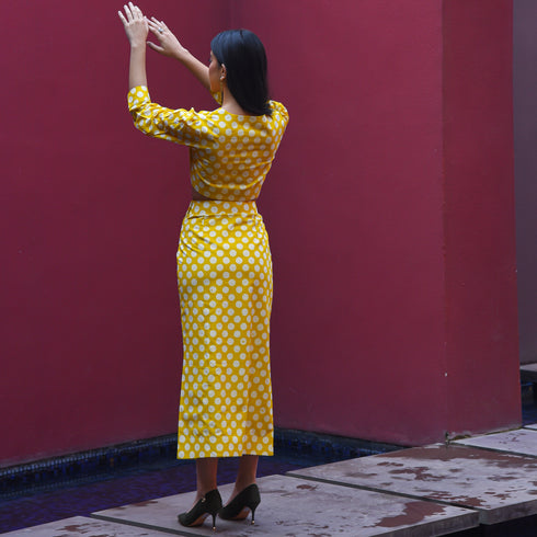 Lemon Tonic Polka Dot Set