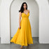 Olivia Yellow Georgette Dress