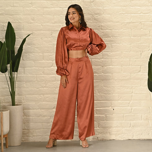 Chestnut Brown Co-ord Set