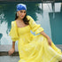 Canary Yellow Cotton 2-way Dress
