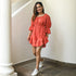 Persian Red Cotton Romper