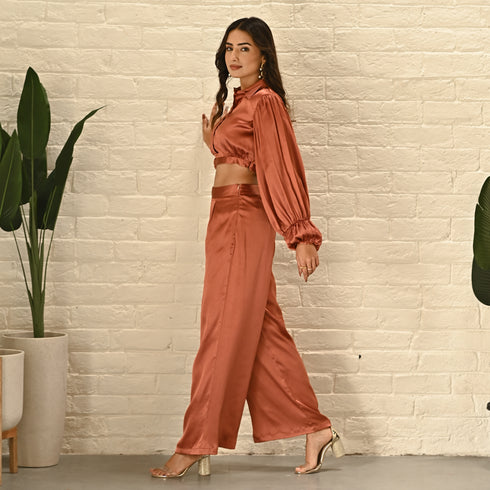 Chestnut Brown Co-ord Set