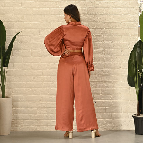 Chestnut Brown Co-ord Set