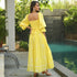 Canary Yellow Cotton 2-way Dress