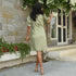 Celery Satin Dress