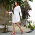 Chiffon Cotton White Dress