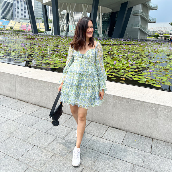Absinthe Printed Floral Dress