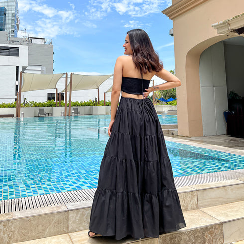 Vulcan Black Long Dress