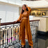 Gingerbread Mulmul Co-ord Set