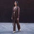 Brown Lurex Blazer Set