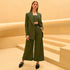 Retro Green Blazer Set