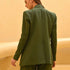Retro Green Blazer Set