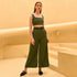 Retro Green Blazer Set