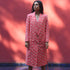 Flamingo Polka Trench Coat