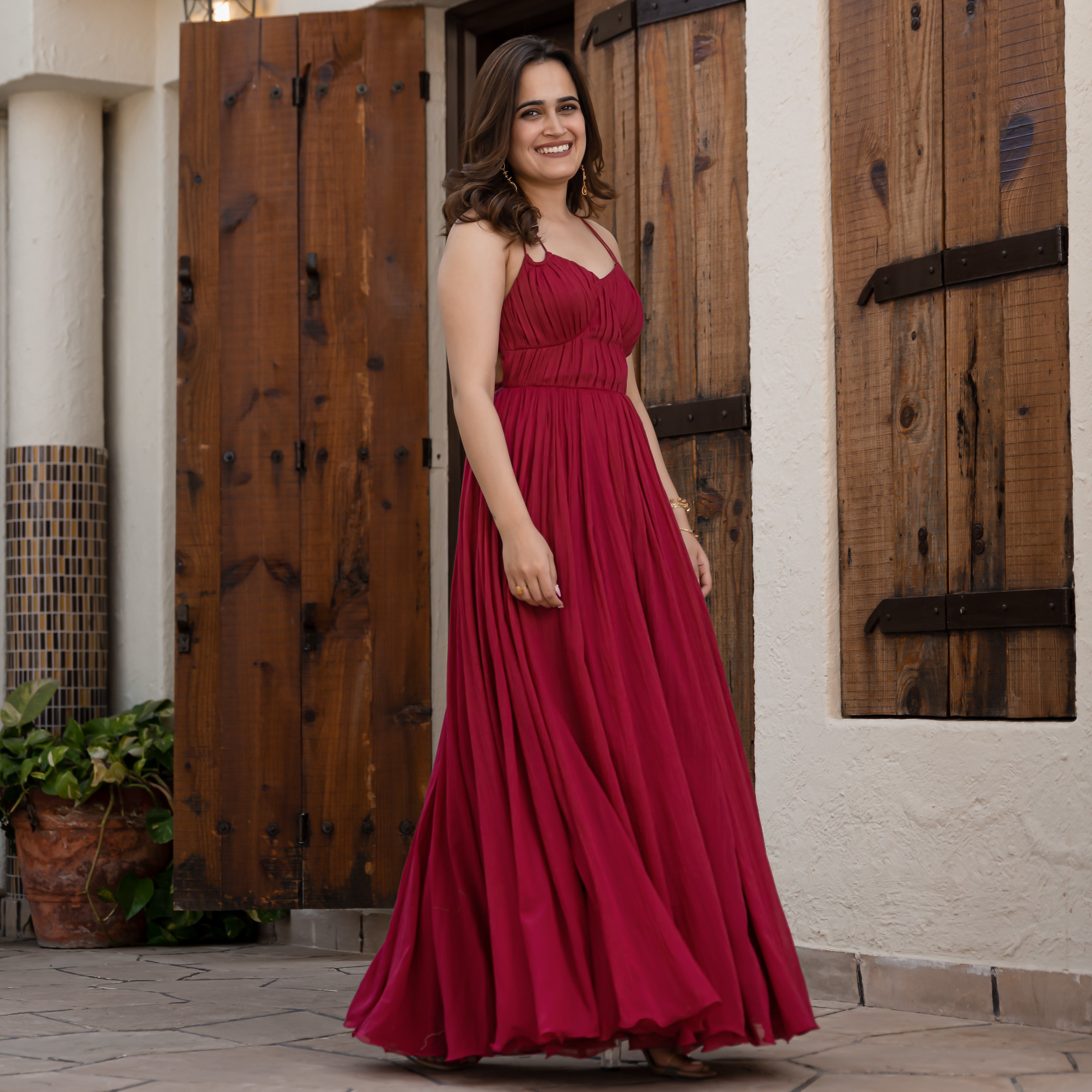 Strawberry Mist Long Dress S Strawberry Mist Long Dress S