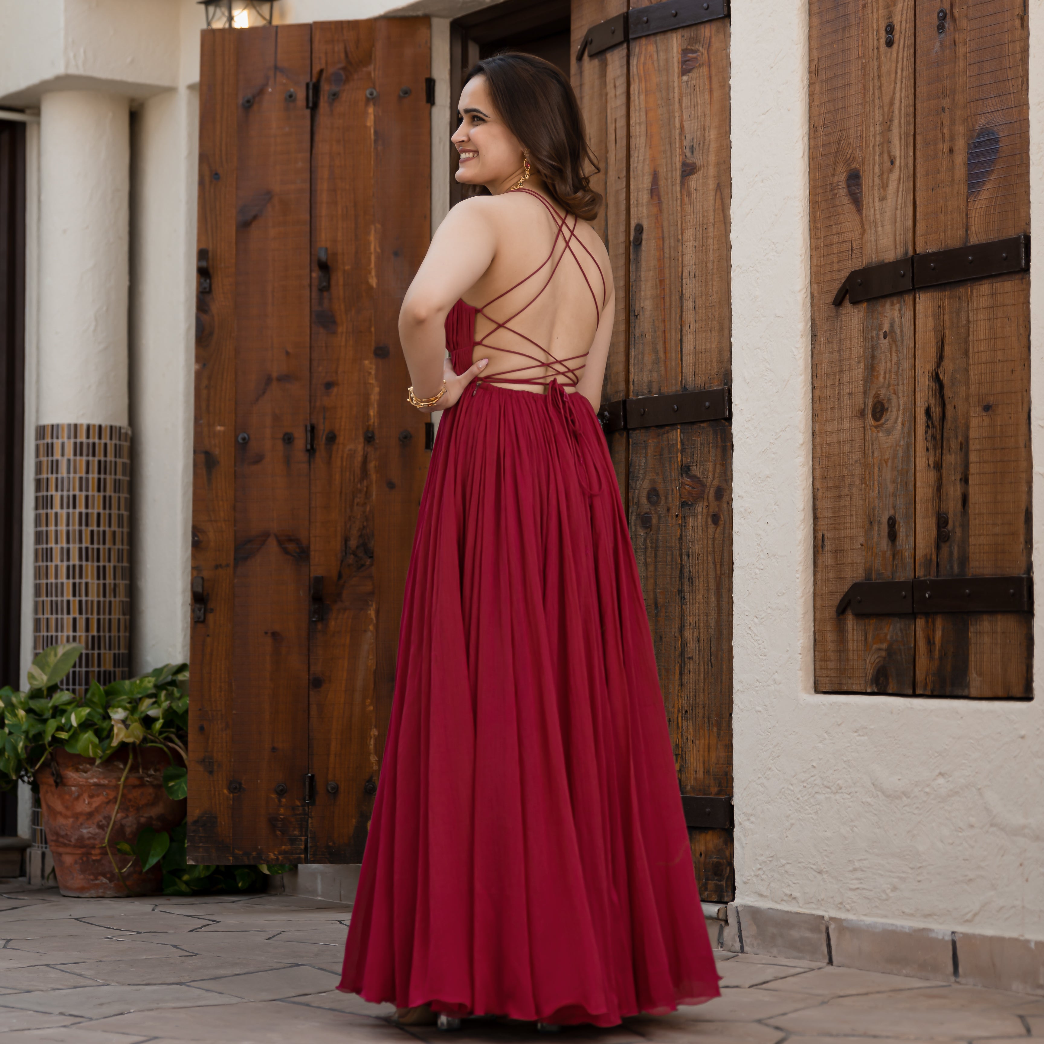 Strawberry Mist Long Dress S Strawberry Mist Long Dress S