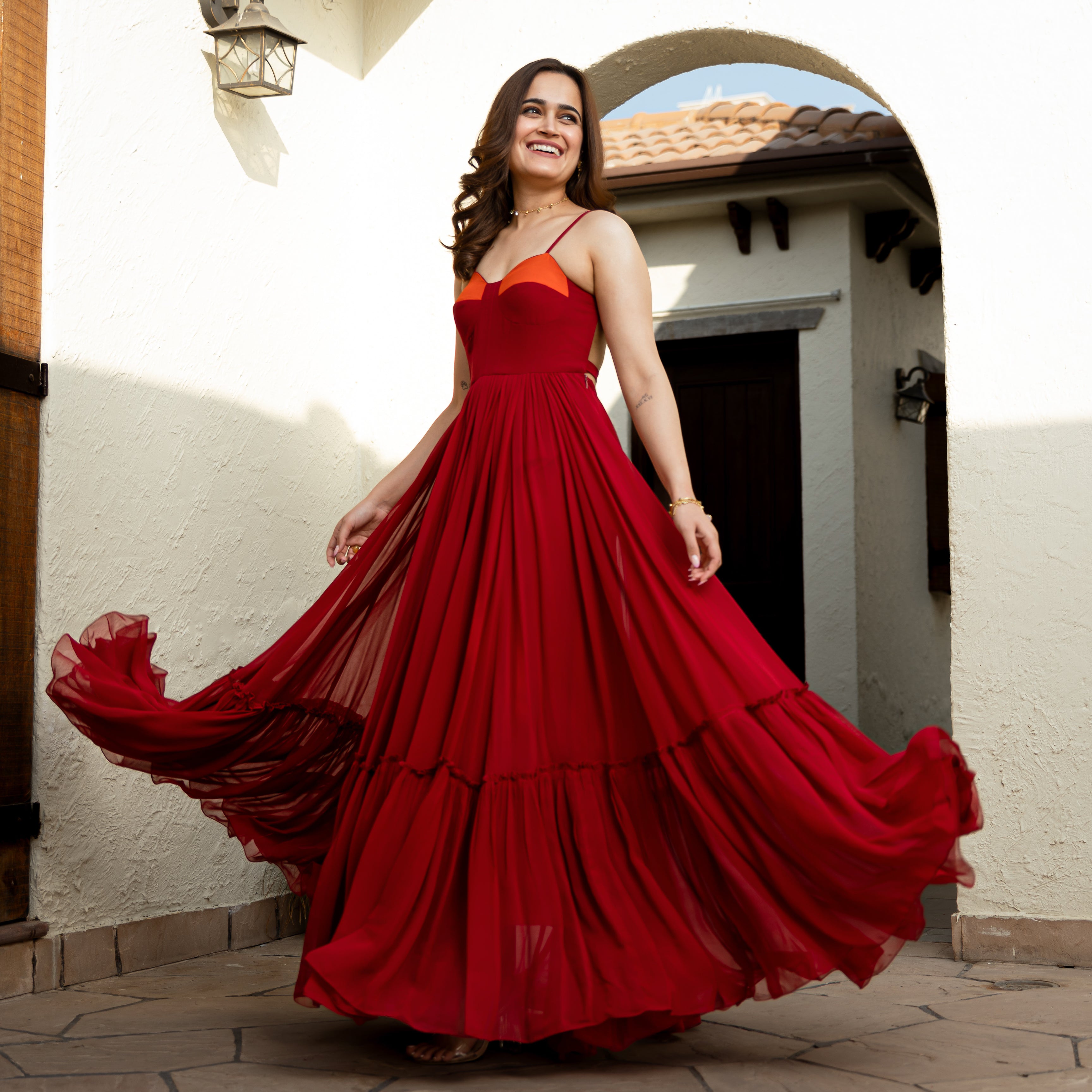 where to find long dresses Long Dress with Cut Out