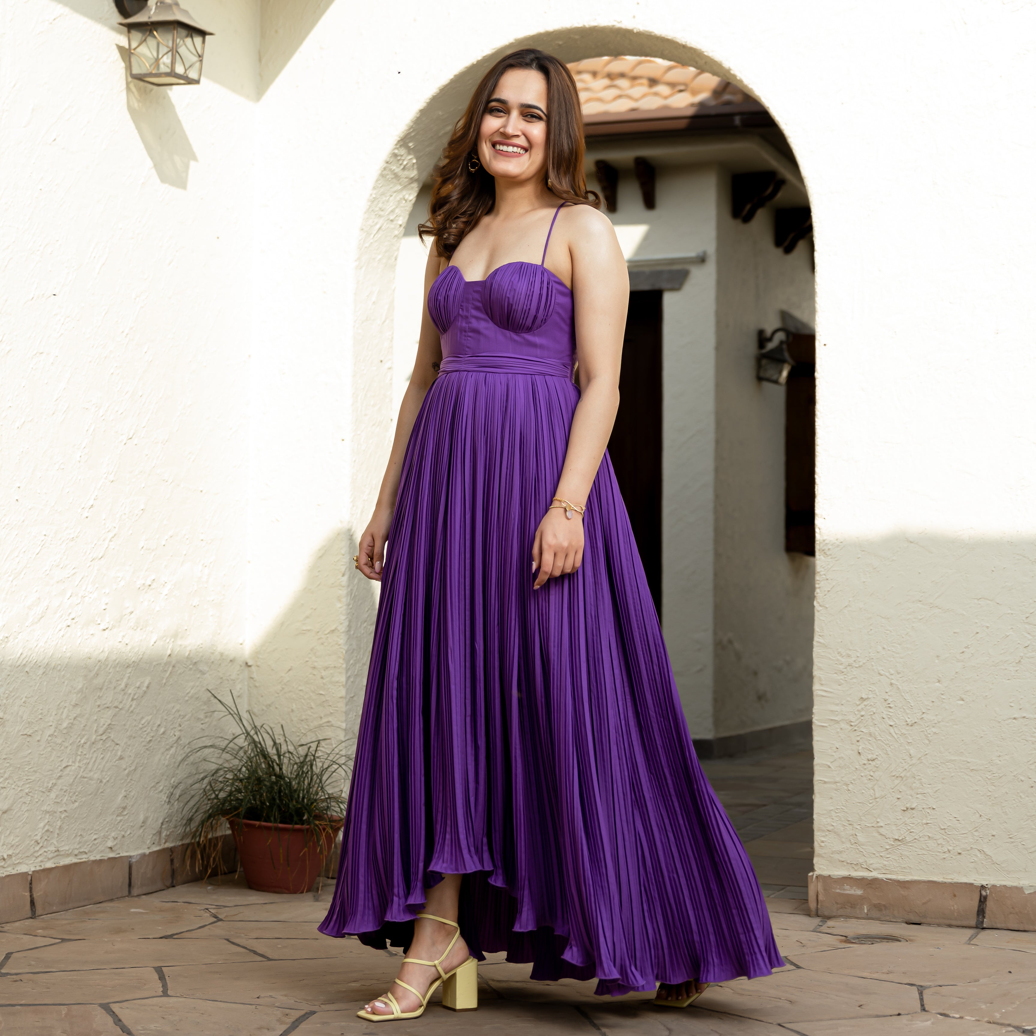Tyrian Purple Long Dress
