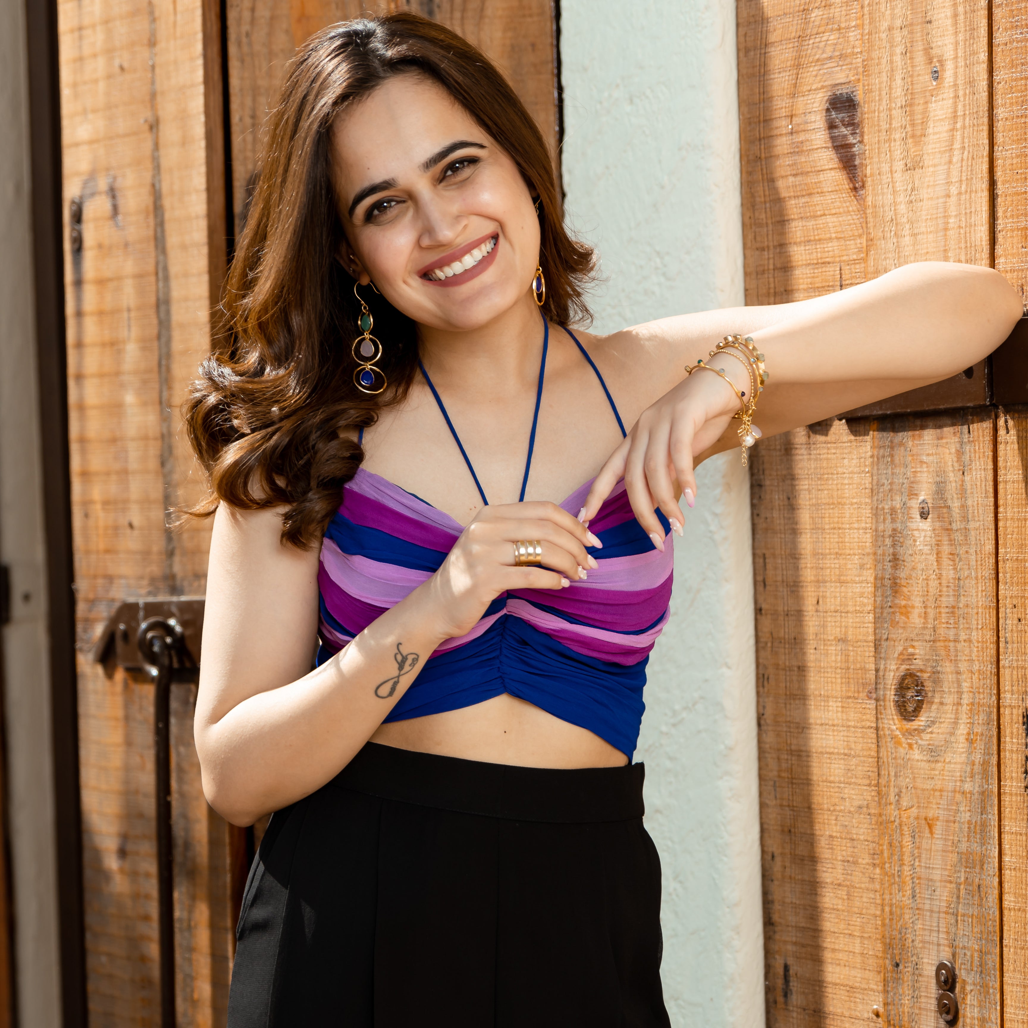 Butterfly Georgette Co-ord Set