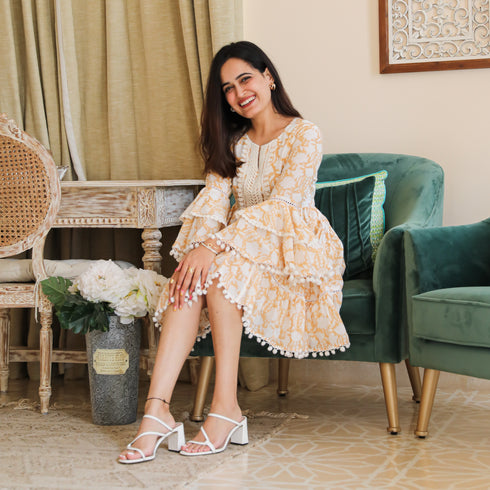 Playful lace Cotton Dress