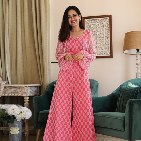Confetti Chiffon Jumpsuit