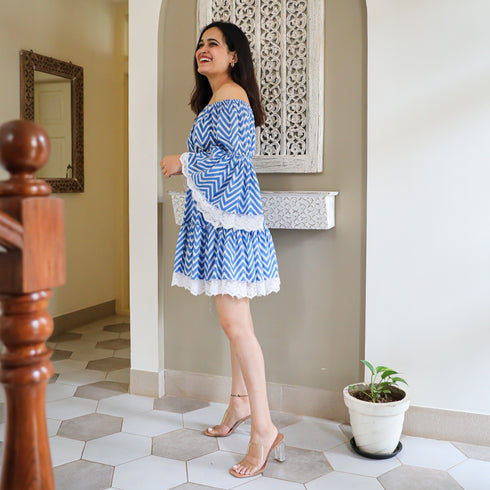 Zic Zac Cotton Printed Dress