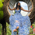 Royal Blue Backless Dress