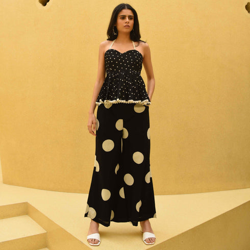 Starry Night Polka Cotton Set