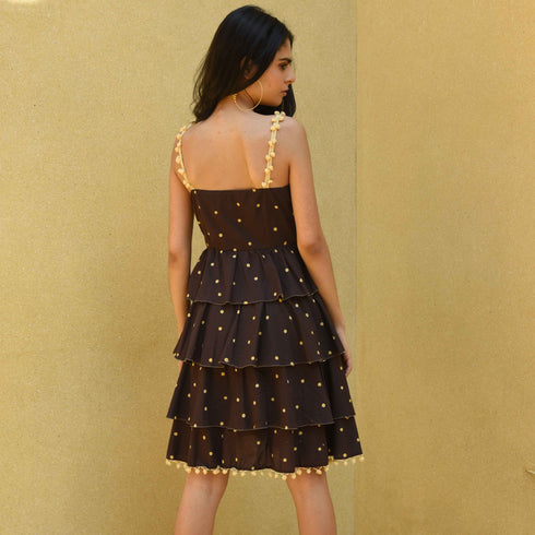Bracken Polka Cotton Dress