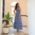 Royal Blue Backless Dress